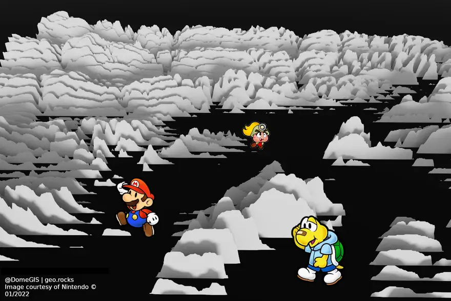 Paper Mario Mountains