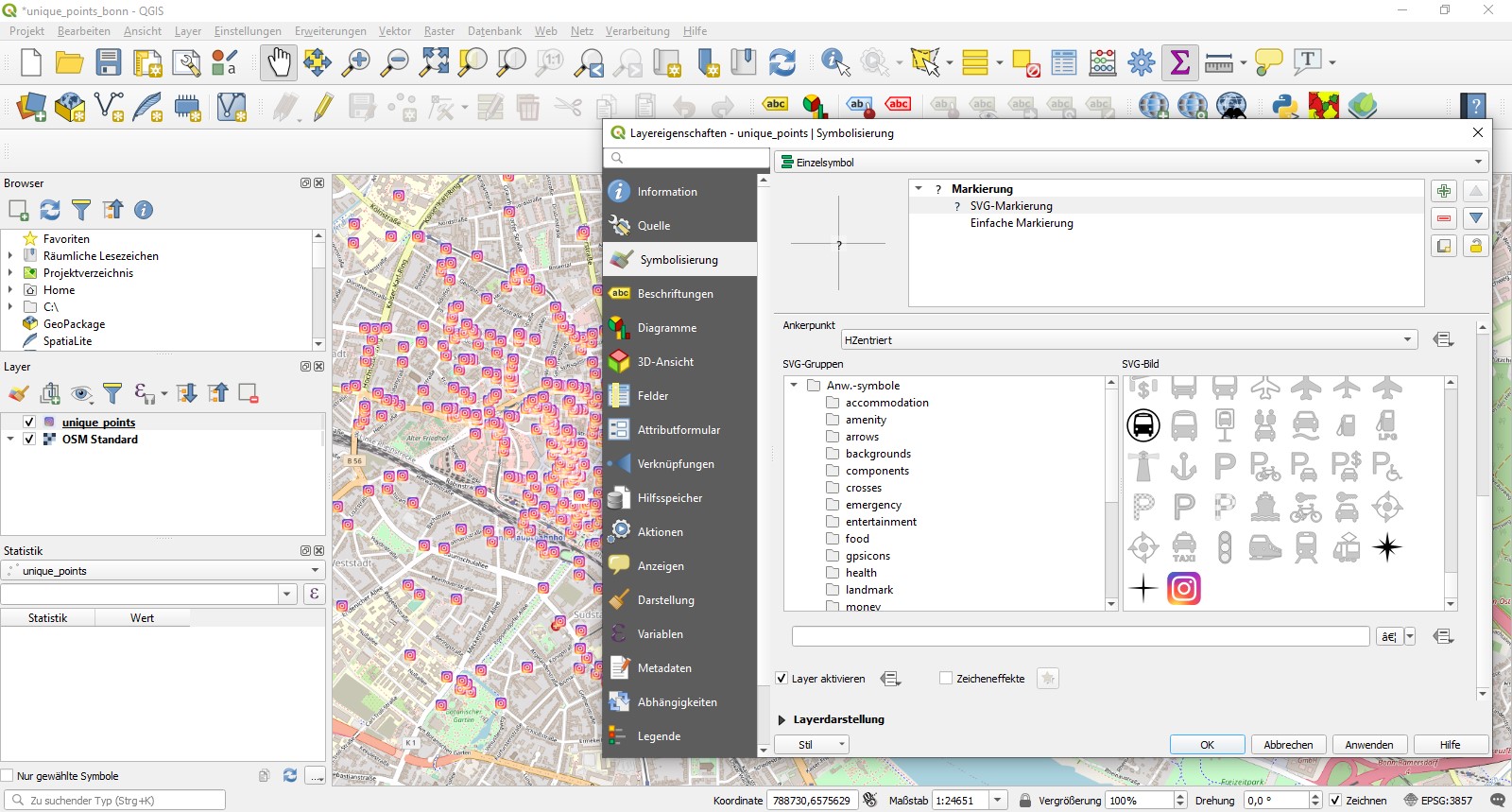 Download Qgis How To Use Custom Svg Markers Geography Coding