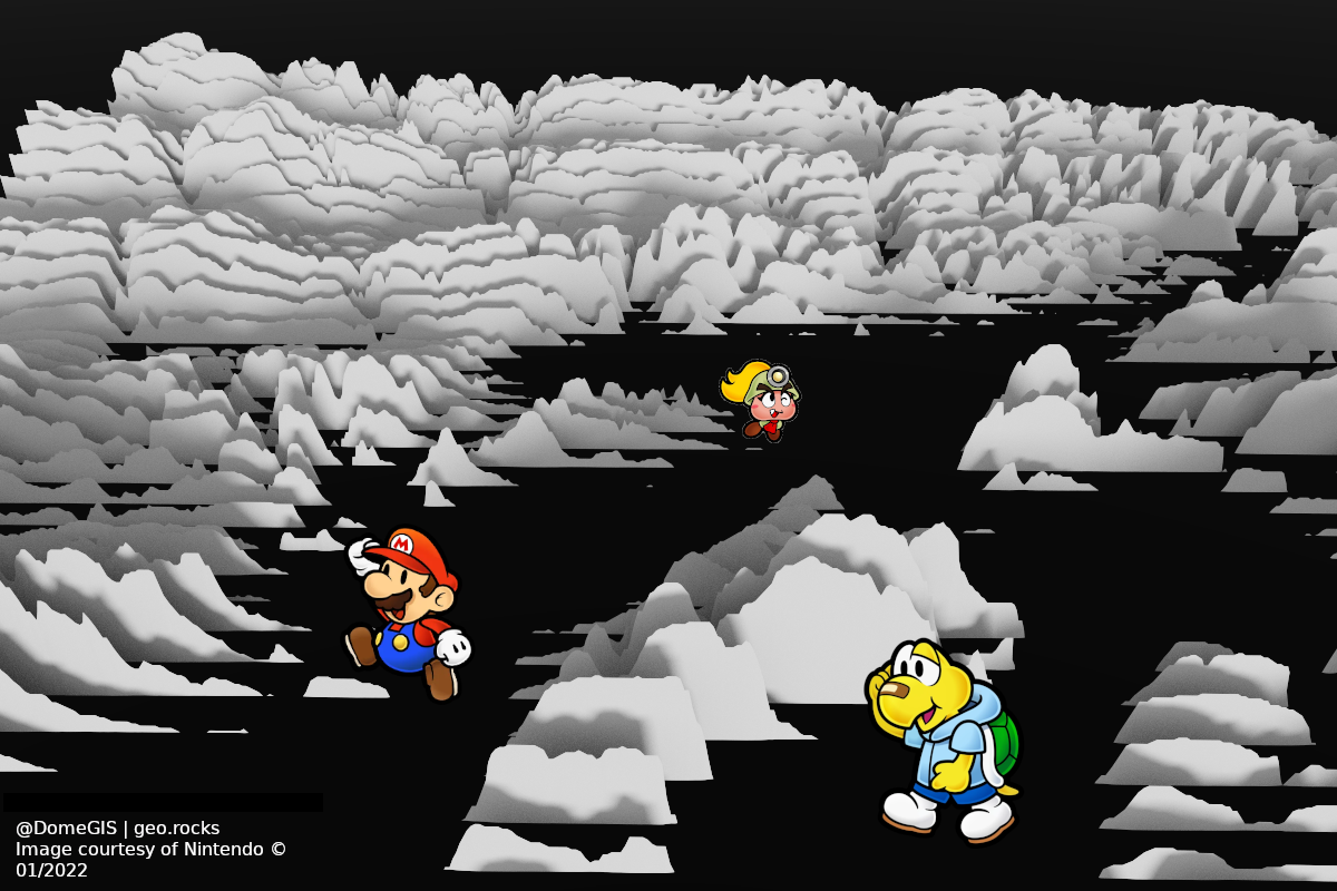 Paper Mario Mountains